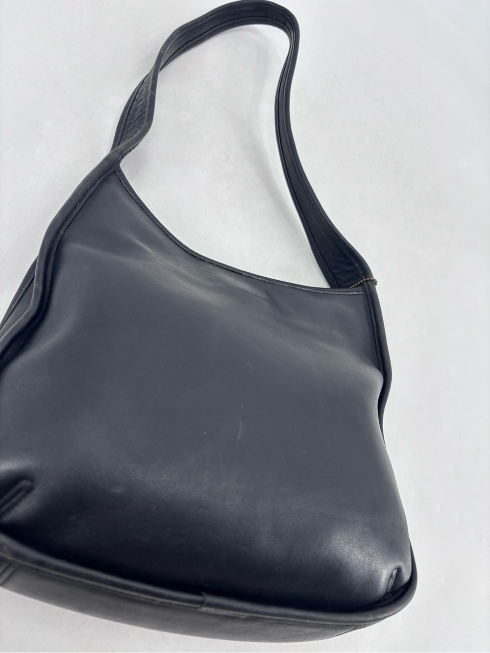 Coach Ergo 9047 Vintage 90s Leather Made In Mexico Compartment Hobo Bucket Bag - Picture 11 of 16